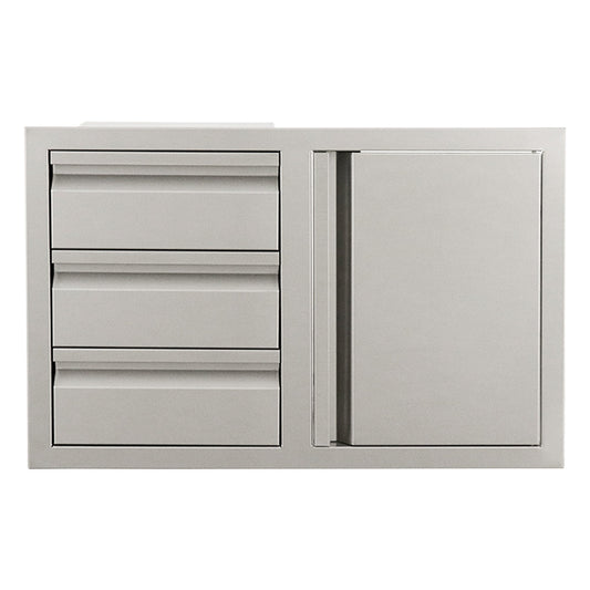 Triple Drawers w/ Single Door - VDC2SC