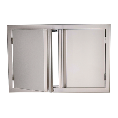 33" wide double access doors for outdoor kitchens, rcs gas grills