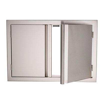 vdd1 access doors open for outdoor kitchens