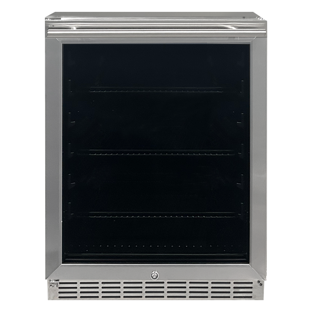 RCS Gas Grills - Refrigerator REFR2D with Glass Door