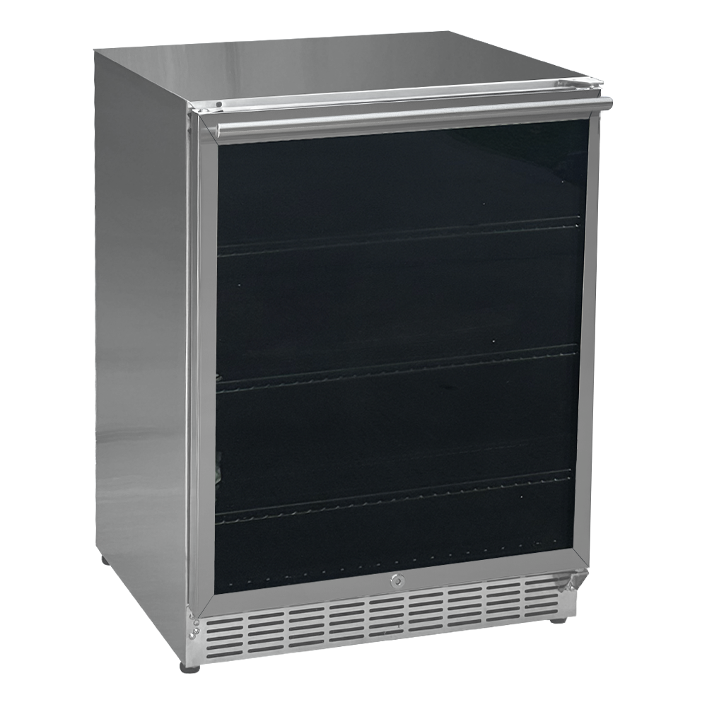 RCS Gas Grills - Refrigerator REFR2D with Glass Door