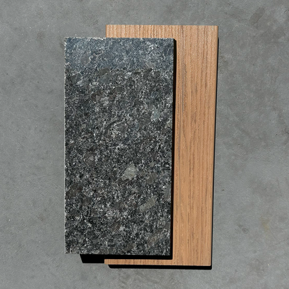 6ft Outdoor Kitchen - Cedar Cabinet w/ Black Granite Countertop