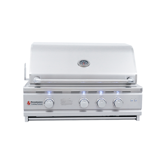 RCS Gas Grills - 30" Cutlass Pro Built-In Grill Head - RON30A 1
